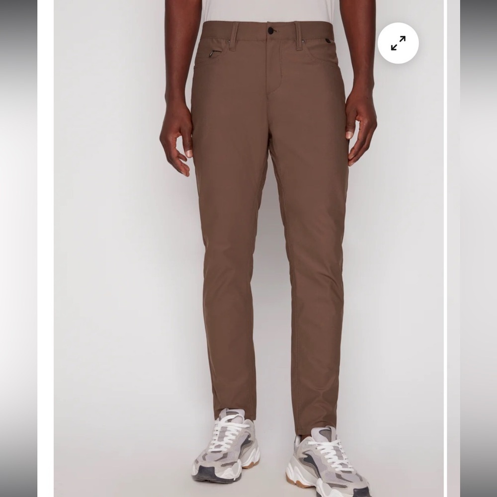 Projek Raw Tech Pants Taupe Five Pocket Mens Size 30x30 Stretch Rapid Dry